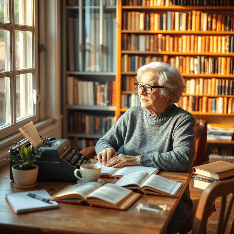 inspiring story concepts for elderly authors