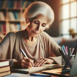 how seniors can create compelling characters